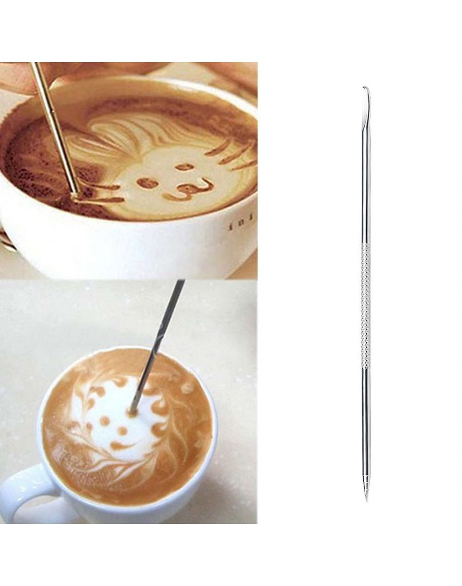 Barista Cappuccino Latte Espresso Coffee Drawing Art Pen