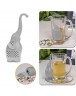 Silicone Elephant Shape Mug Cup Loose Leaf Herb Filter Tea Infuser