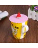 Cartoon Fruit Dustproof Reusable Silicone Cup Cover Seal Lid (Watermelon)