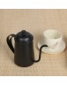 Black 650ml Coffee Tea Pot Hand Coffee Pot Small Mouth Pot