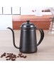 Black 650ml Coffee Tea Pot Hand Coffee Pot Small Mouth Pot