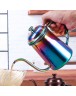 7Color 650ml Coffee Tea Pot Hand Coffee Pot Small Mouth Pot