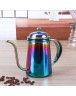 7Color 650ml Coffee Tea Pot Hand Coffee Pot Small Mouth Pot