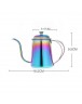 7Color 650ml Coffee Tea Pot Hand Coffee Pot Small Mouth Pot