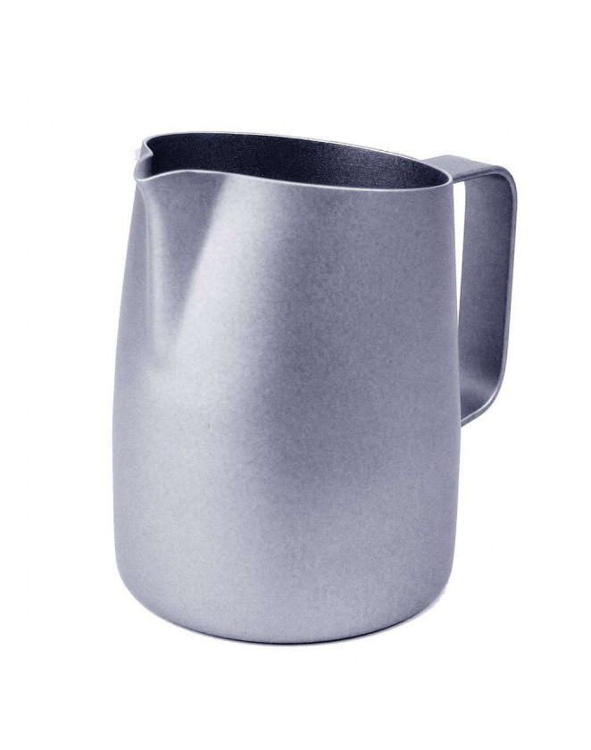 Oblique Mouth Frothing Jug Blue Coffee Pitcher Craft