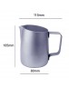 Oblique Mouth Frothing Jug Blue Coffee Pitcher Craft