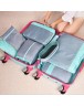 7pcs/set Diamond Travel Storage Bag Breathable Clothing Holder