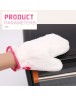 2pcs Bamboo Fiber Washing Gloves Warp Oil Decontamination Gloves