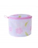 5pcs/set Polyester Round Corner Laundry Bag Floral Printed Wash Bag