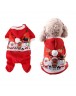 Winter Warm Pets Four-Legs Hoodies Coats Cotton Puppy Dog Christmas Costume