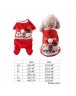 Winter Warm Pets Four-Legs Hoodies Coats Cotton Puppy Dog Christmas Costume