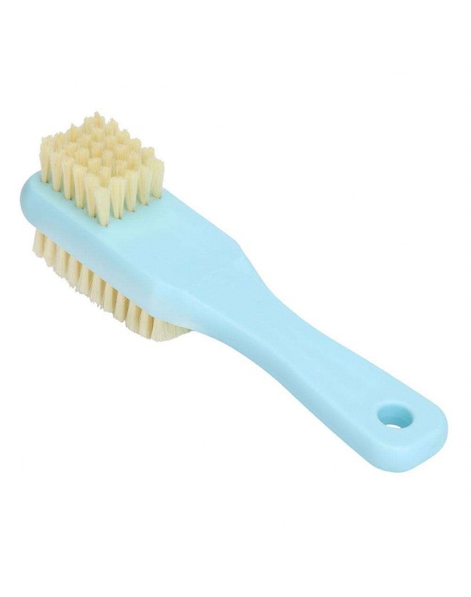 2-sided Plastic Soft Hair Suede Leather Shoes Cleaning Brush Boot Cleaner