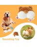 2pcs Pet Dog Sounding Toy Puppy Plush Squeaker Chew Toys Pets Supplies