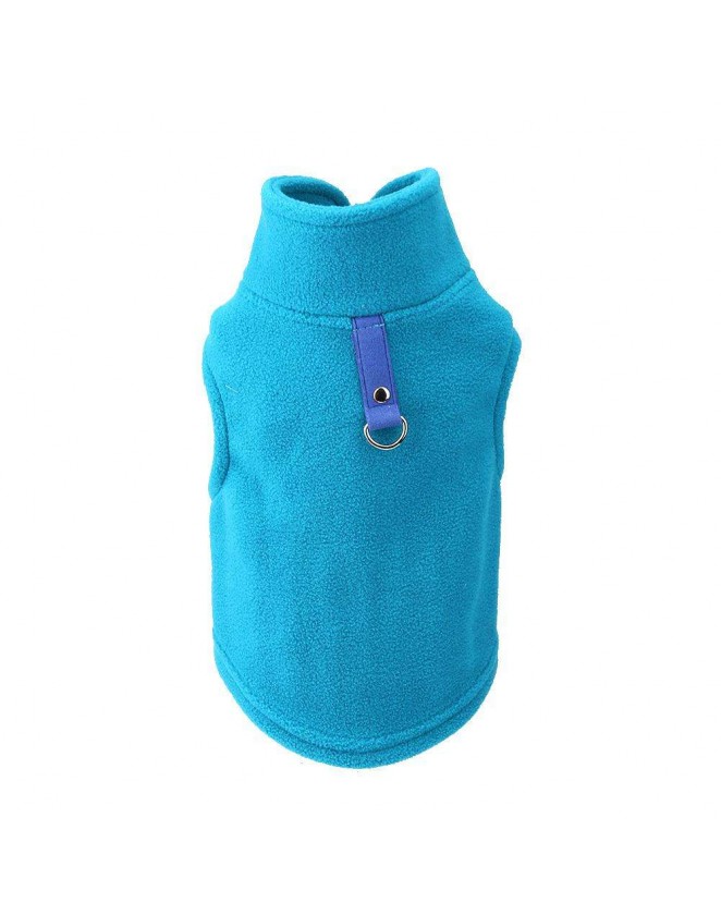 Simple Pure Color Dogs Pets Vests for Puppy Small Dogs Soft Fleece T-Shirt