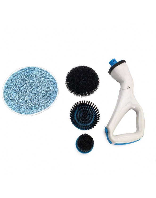 4pcs/set Hurricane Muscle Scrubber Electrical Cleaning Brush+Brush Heads