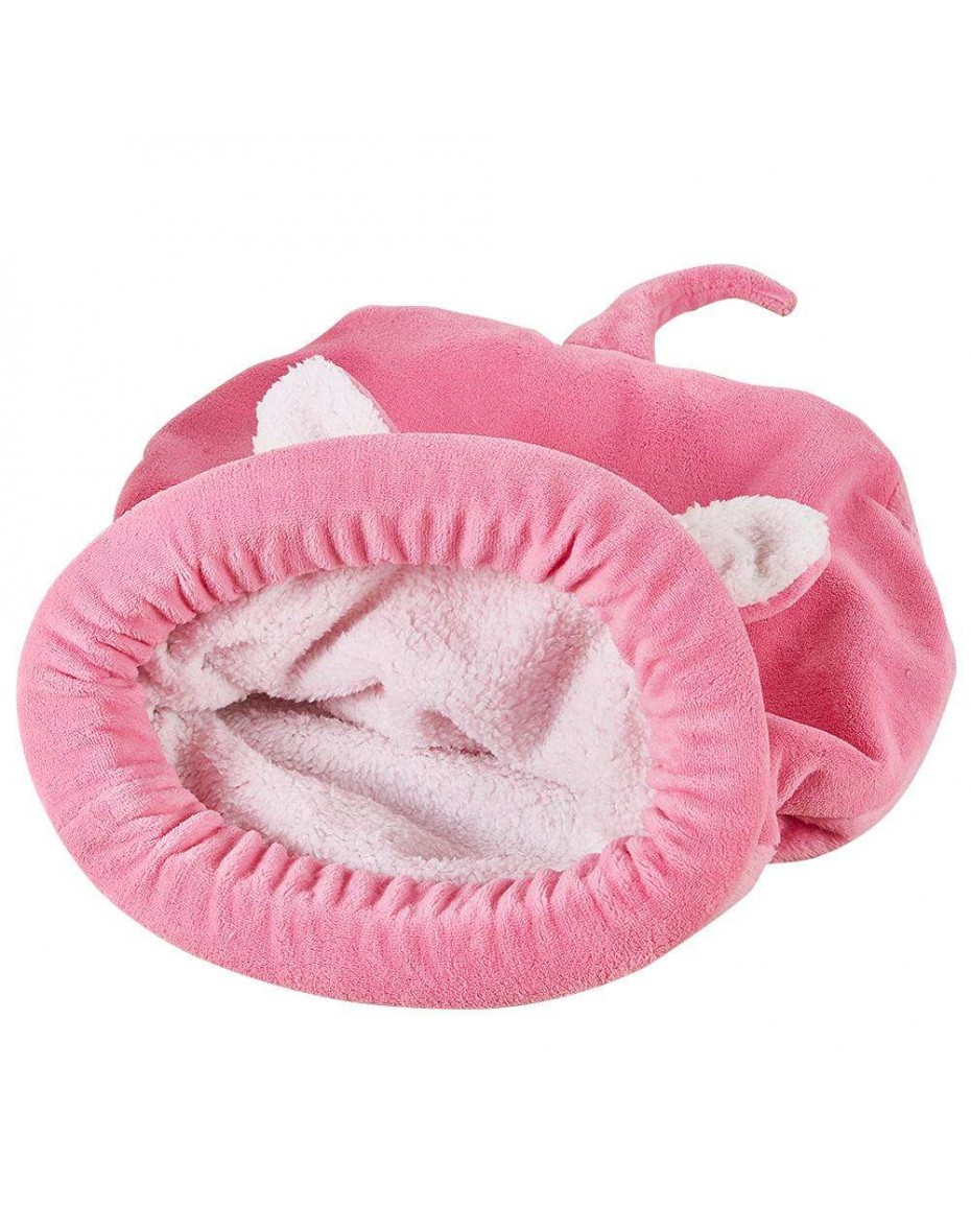 Warm Fleece Cat Sleeping Bag ?Dogs Puppy Pets Mat Bed Kennel House