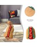 Creative Hot Dog Hamburger Dog Costume Outfits Pets Christmas Clothes