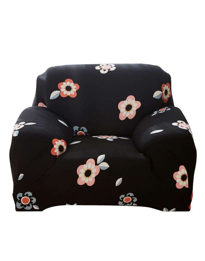 Retro Tight Wrap Floral Slipcovers Elastic Thin Sofa Couch Cover