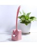 Plastic Toilet Cleaning Brush Curved Clean Bending Handle Brushes