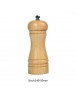 Solid Wood Manual Grinder Salt Pepper Mill Spice Peppercorn Seasoning Jar