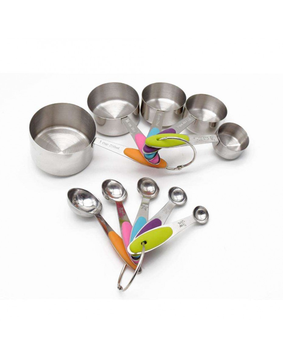 10pcs Measuring Cup Tea Coffee Measuring Spoon Scoop Tools