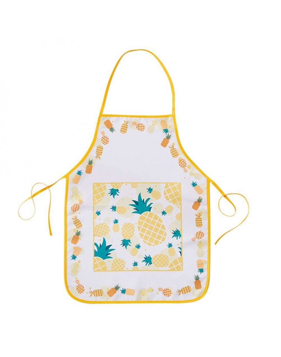 Cartoon Printed Children Anti-Fouling Apron Kids Bibs Kitchen Pinafore